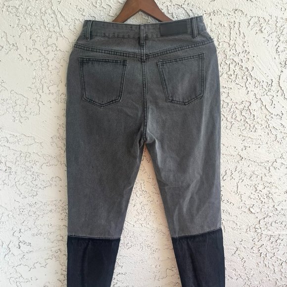 NASTY GAL Distressed Black Denim Women's Size UK 10 - Picture 7 of 8